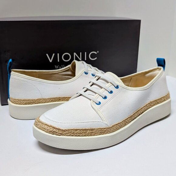 Vionic Jovie Canvas Sneakers in White - NWT - Picture 4 of 16